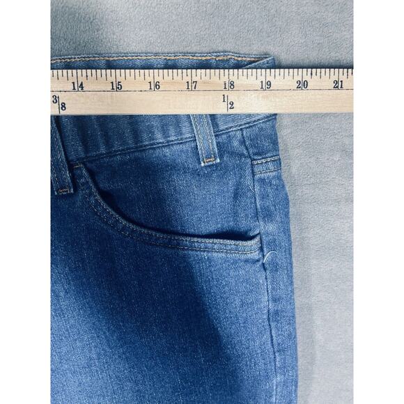 Vintage Levi's Ankle Jeans Mens 42 X 32 Denim Medium Wash High Rise Straight Leg - Picture 8 of 11